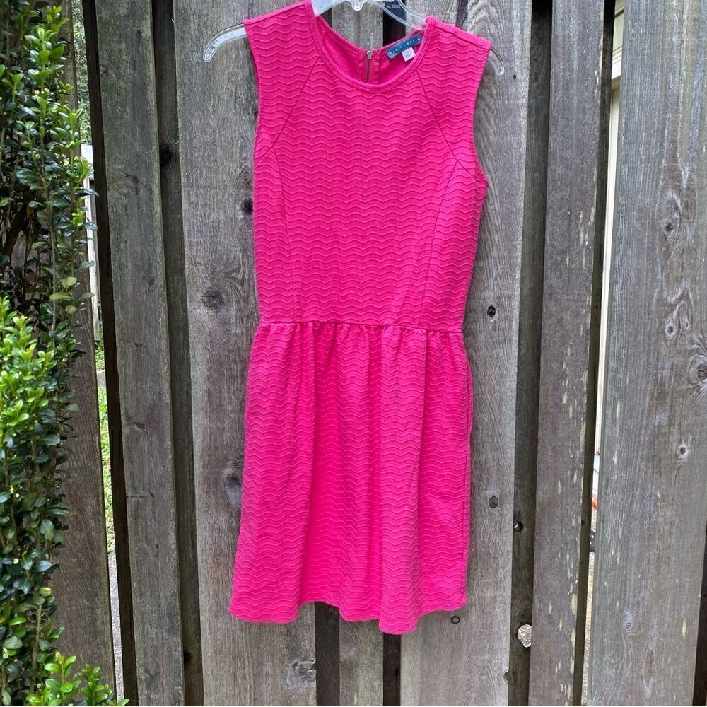 Pim & Larkin Sleeveless Sheath Dress Barbie Pink Size Small